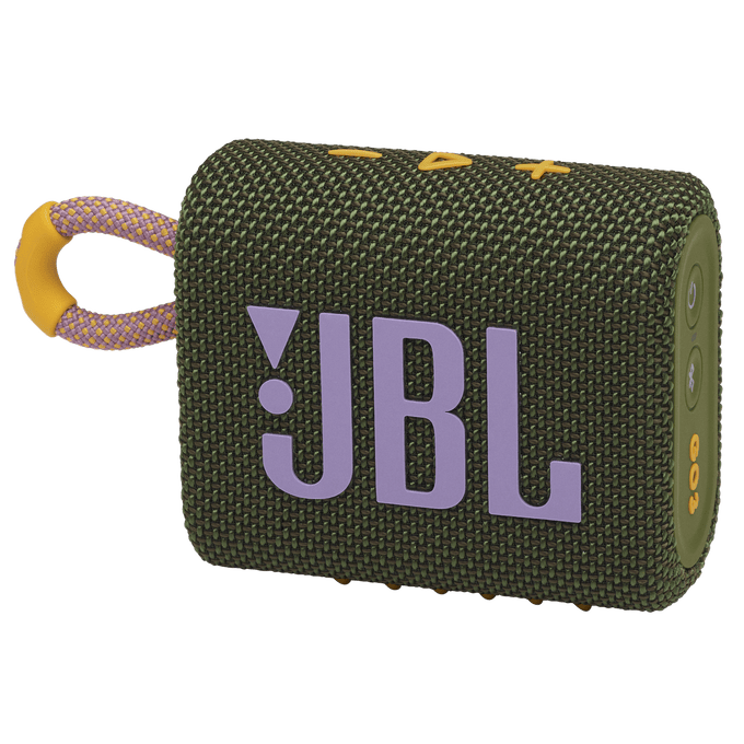 JBL Speaker Go3 bocina bt 5h resistente al agua y al polvo, color verde oscuro