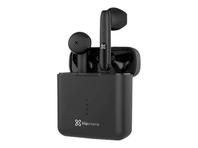 Klip Xtreme Twintouch Audifono Bluetooth, color negro, USB C