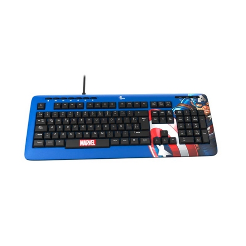 Xtech Marvel Capitán América teclado gaming usb