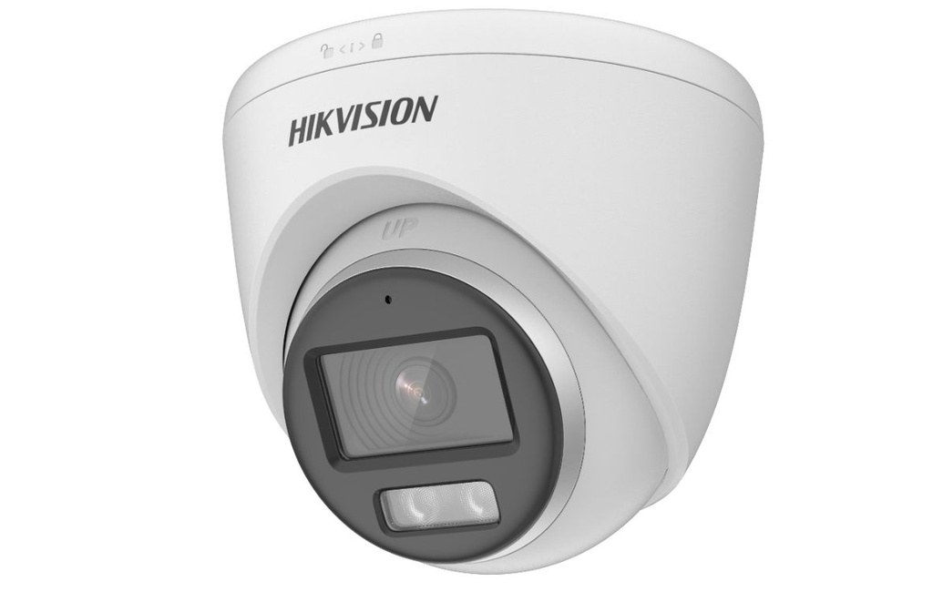 Hikvision ColorVu camara analoga domo 5mp 40m, plastico metal microfono
