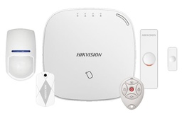 [DS-PWA32-KST] Hikvision kit alarma panel central, magnetico inalambrico, control remoto, sensor PIR