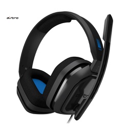[939-001509] Logitech Astro A10 audifono gaming streaming 3.5mm, microfono, color gris azul